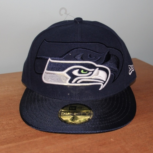 NWT New Era 59Fifty Fitted Seahawks Sideline Hat - Picture 2 of 4